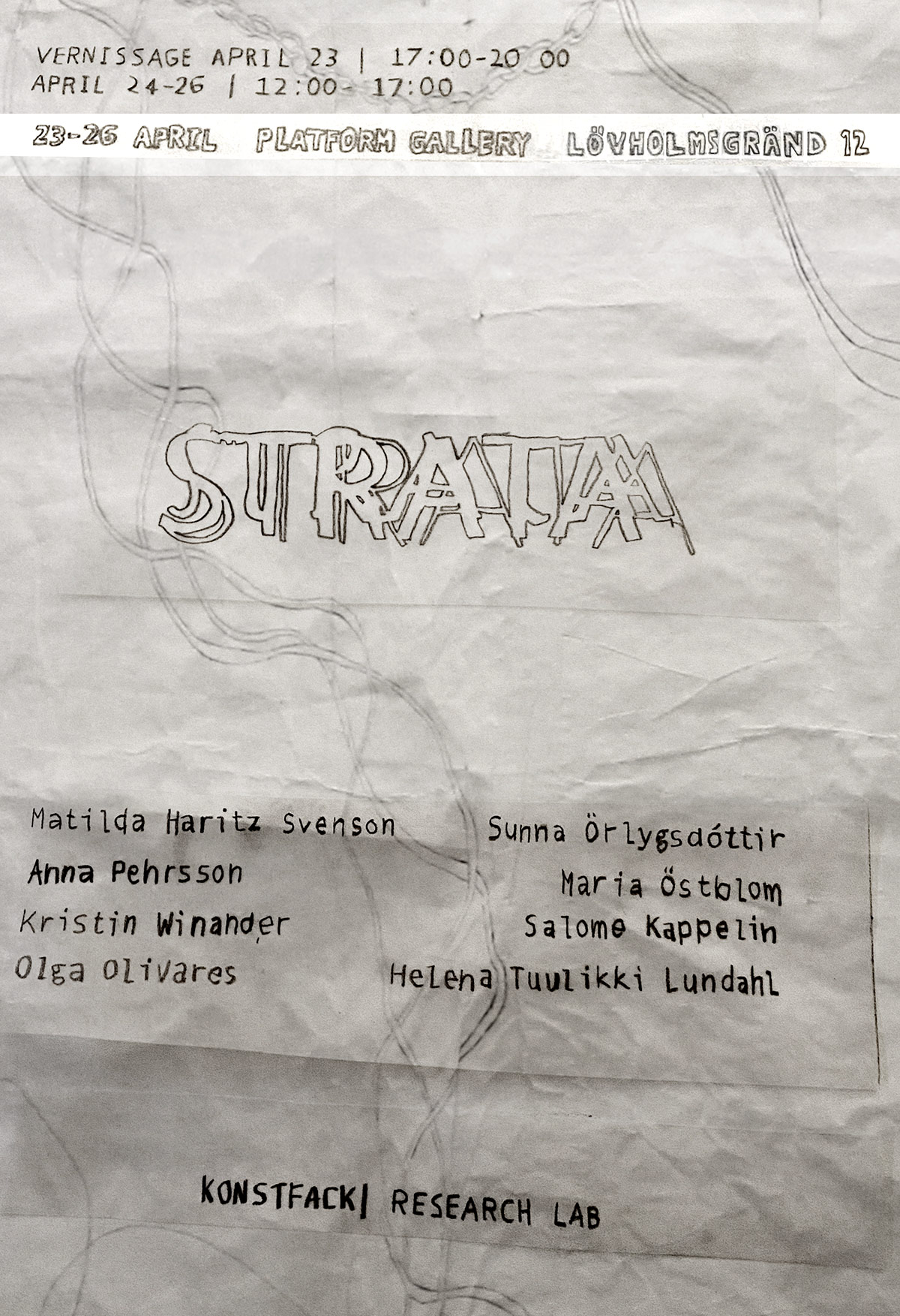 STRATA – Research Lab exhibition