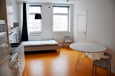 Room with kitchenette