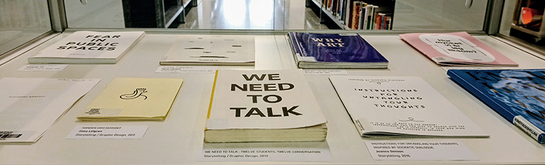 Exhibition of Konstfack-related books