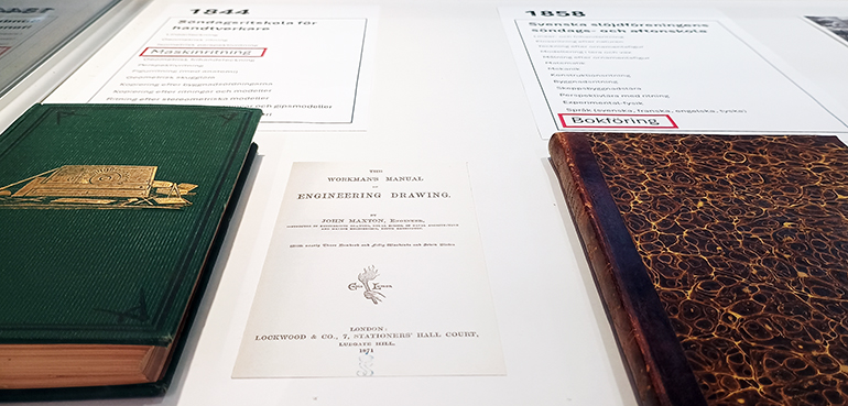 Utställning i Konstfacks bibliotek