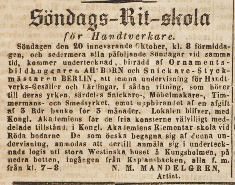Aftonbladet 10 oktober 1844