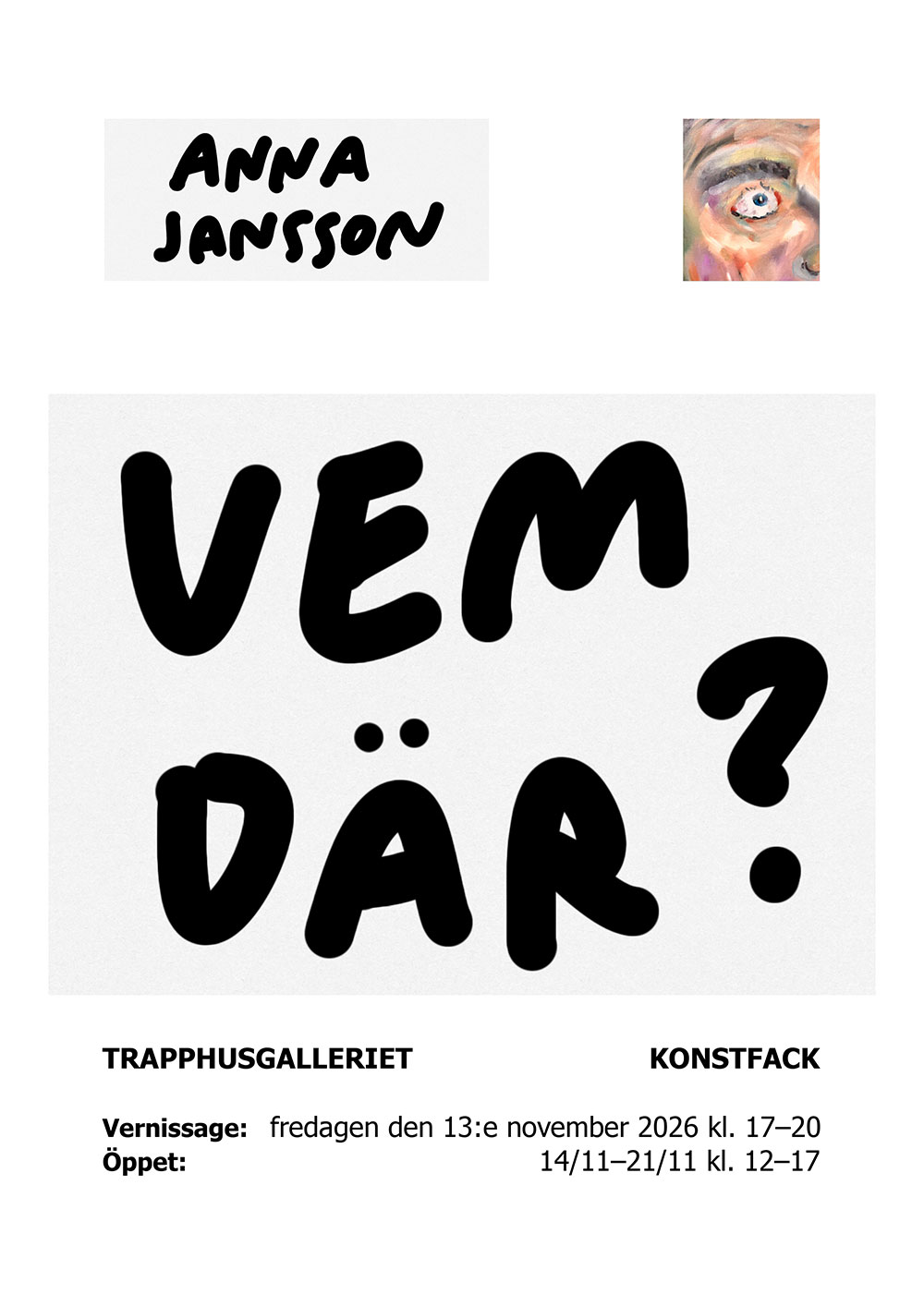 Vem där? Anna Jansson