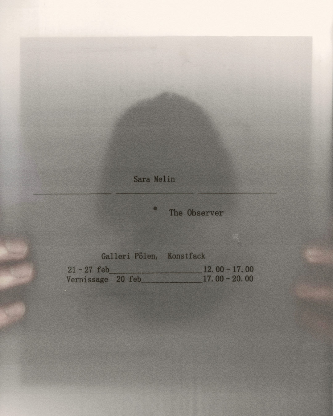 The Observer – Sara Melin