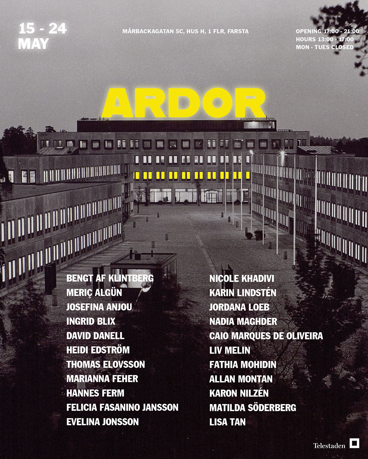 Ardor – lärare, student och alumni från Konstfack