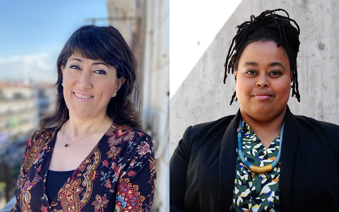 Abir Boukhari och Ulrika Flink