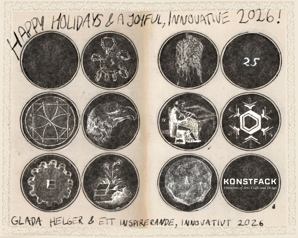 Konstfacks julkort 2025