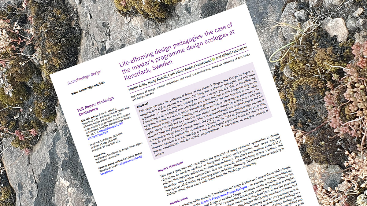 Article in Biotechnology design