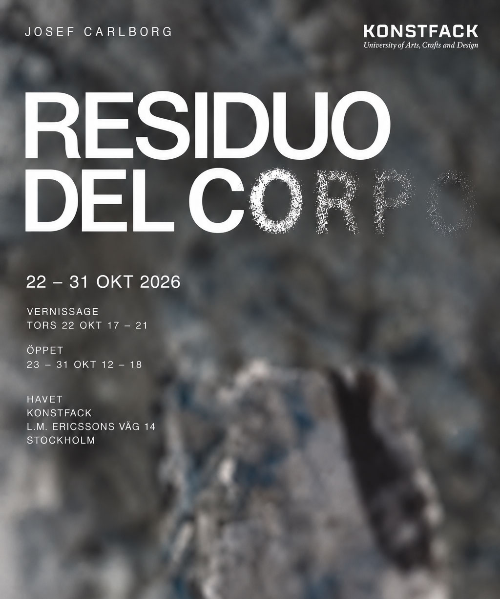 Residuo del corpo – Josef Carlborg