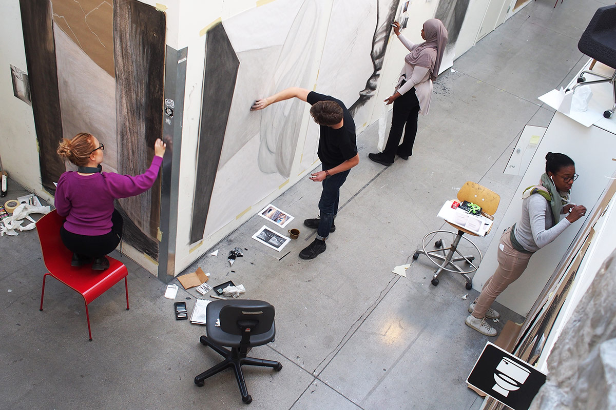 Studenter på Konstfack