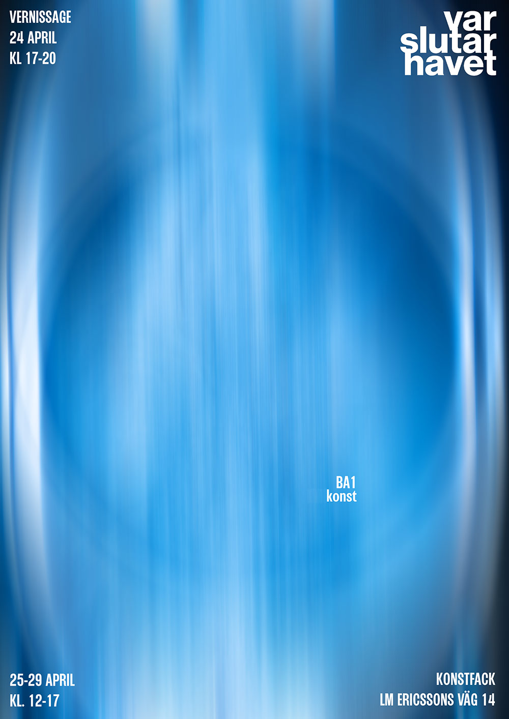 Var slutar havet – Konst kandidat år 1